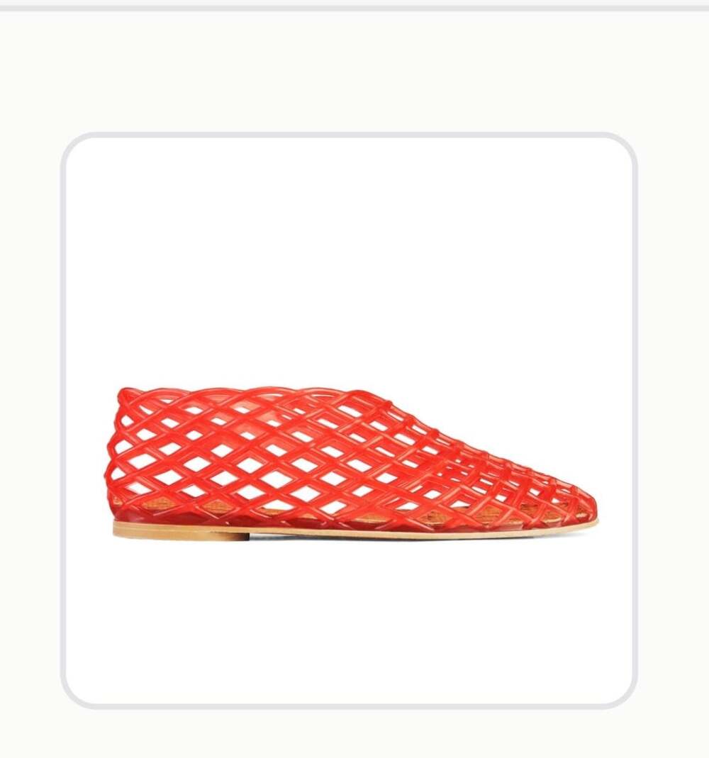 The Row Mara Jelly Flats Red